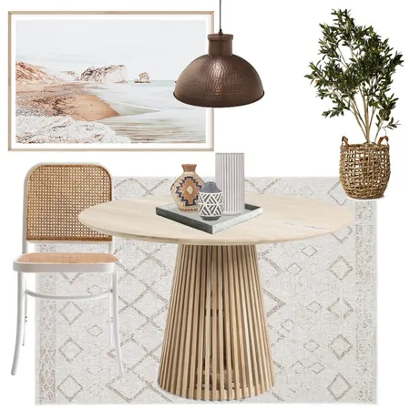 Coastal Dining Interior Design Mood Board by MEGHAN ELIZABETH on Style Sourcebook