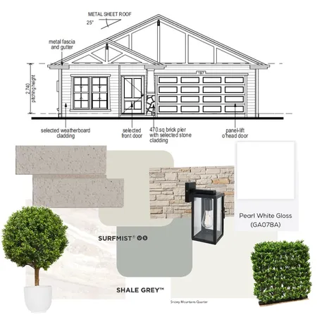 Exterior Interior Design Mood Board by jessianels on Style Sourcebook