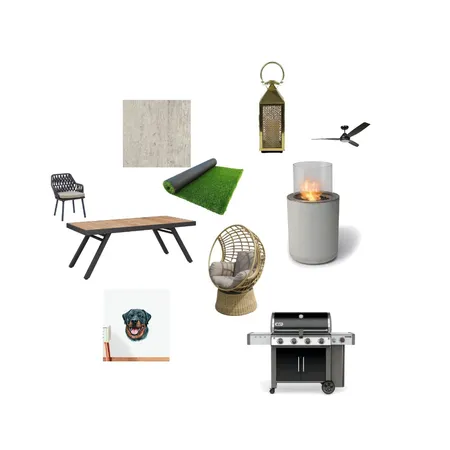 Alfresco / back yard Interior Design Mood Board by casshodnik