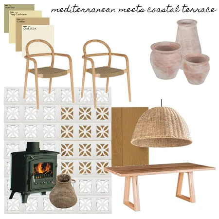 Mediterranean meets coastal terrace Interior Design Mood Board by Summerset House on Style Sourcebook