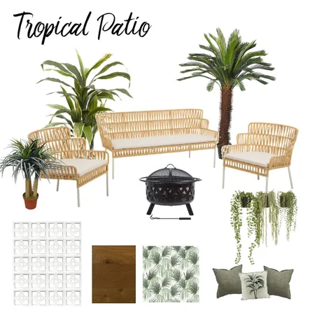 Tropical Patio Interior Design Mood Board by ncljcbs on Style Sourcebook