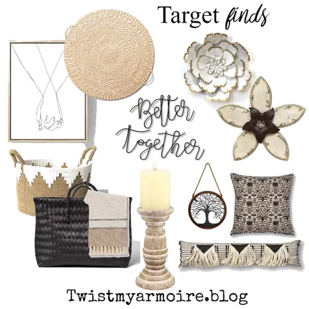 Target decor June Interior Design Mood Board by Twist My Armoire