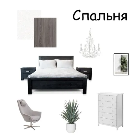 Спальня Interior Design Mood Board by linwer
