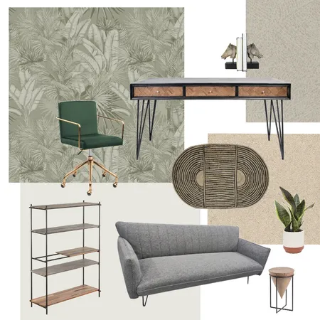 IDI-M9-Study Room Interior Design Mood Board by Chersome on Style Sourcebook