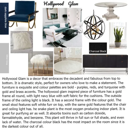 hollywood glam Interior Design Mood Board by storm18.92 on Style Sourcebook