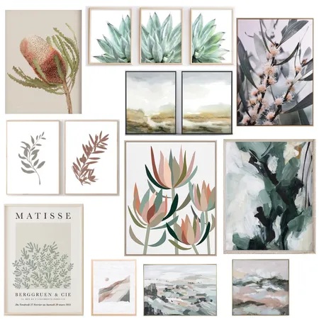 Shirley artwork Interior Design Mood Board by Oleander & Finch Interiors on Style Sourcebook