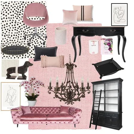 Pink Blossom study Interior Design Mood Board by Chanebothma on Style Sourcebook