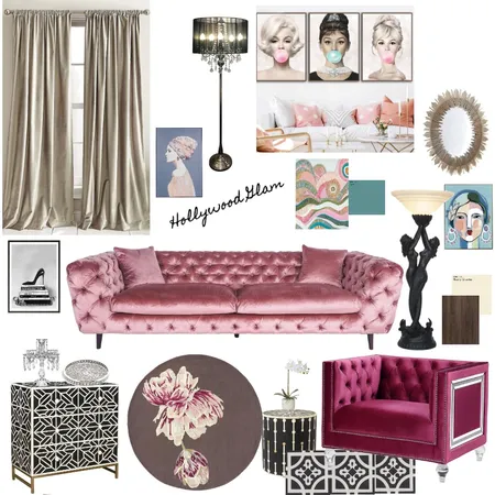Hollywood Glam_version 2 _ Capozzi Interior Design Mood Board by Capozzi on Style Sourcebook