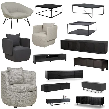 Contemporary Luxe Living items - Balmoral Interior Design Mood Board by Kahli Jayne Designs on Style Sourcebook
