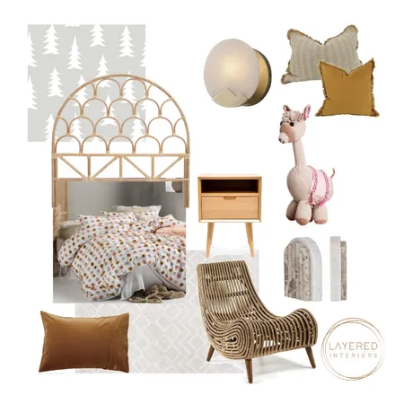 Tween Bedroom Interior Design Mood Board by Layered Interiors on Style Sourcebook