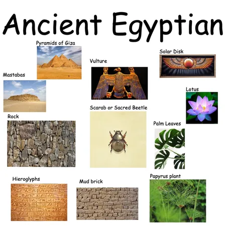Ancient Egyptian Interior Design Mood Board by cammyll on Style Sourcebook