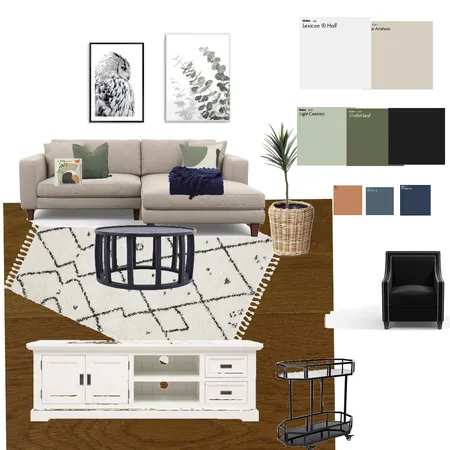 Living Room Black Interior Design Mood Board by melissayano on Style Sourcebook