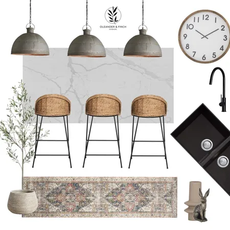 Kitchen Interior Design Mood Board by Rhiannon Lee, Oleander & Finch Interiors on Style Sourcebook