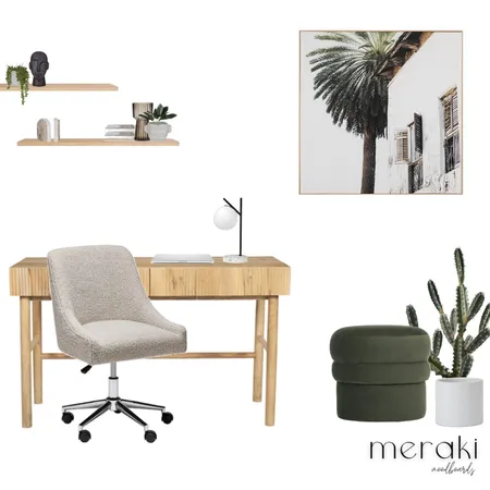 Work from home Interior Design Mood Board by Meraki Interiors on Style Sourcebook