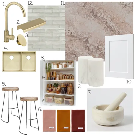 Module 9 - Kitchen Interior Design Mood Board by Samantha McClymont on Style Sourcebook