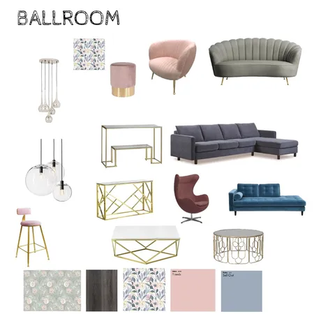 HOLLYWOOD - BALLROOM Interior Design Mood Board by Bilon on Style Sourcebook
