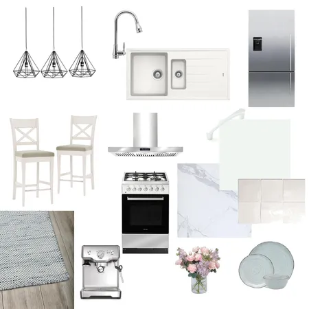 Modern Kitchen Interior Design Mood Board by Interiors By Zai on Style Sourcebook