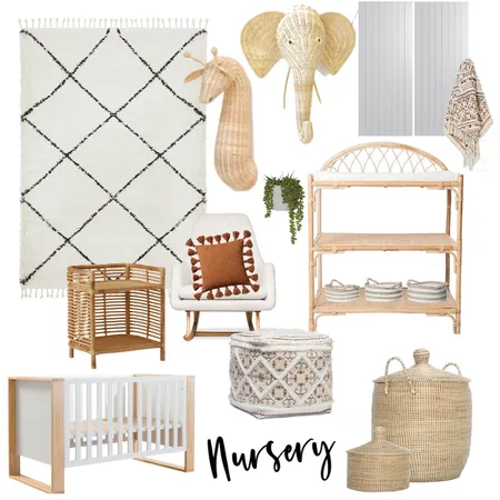 Moroccan Nursery Interior Design Mood Board by abbeylr94@live.com on Style Sourcebook