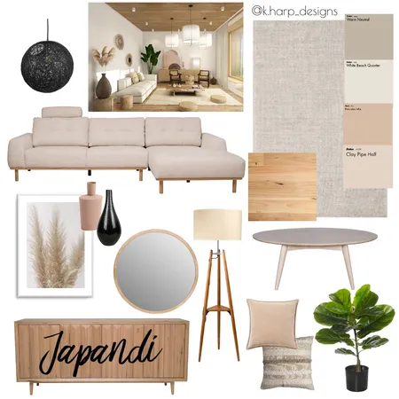 Japandi Interior Design Mood Board by kaitharper on Style Sourcebook