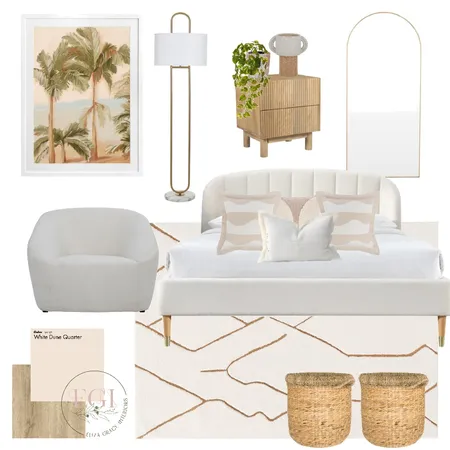 Clay Bedroom Interior Design Mood Board by Eliza Grace Interiors on Style Sourcebook