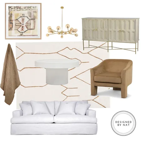 Living room Interior Design Mood Board by Designed By Nat on Style Sourcebook