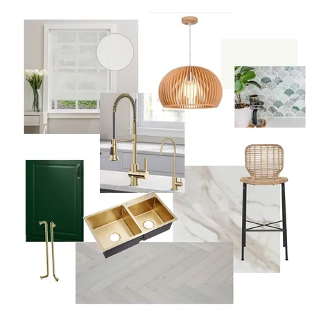 Kitchen Sample Board M9 Interior Design Mood Board by Clara Cordero on Style Sourcebook