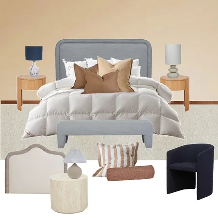 NGU - Italian Revival Bedroom Interior Design Mood Board by Kahli Jayne Designs on Style Sourcebook