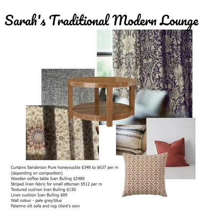 Sarah's tradition modern lounge Interior Design Mood Board by AndreaMoore on Style Sourcebook