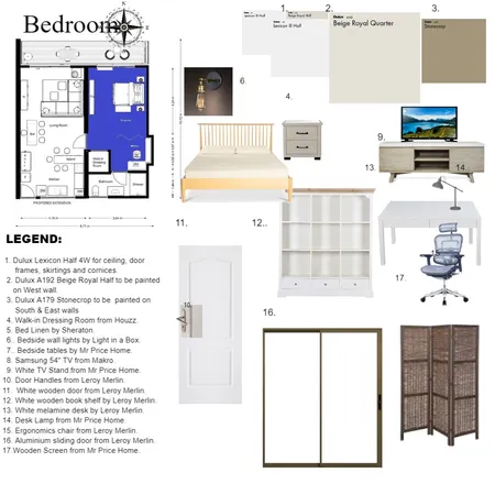 Module 10 Bedroom Interior Design Mood Board by Kathy Crichton on Style Sourcebook
