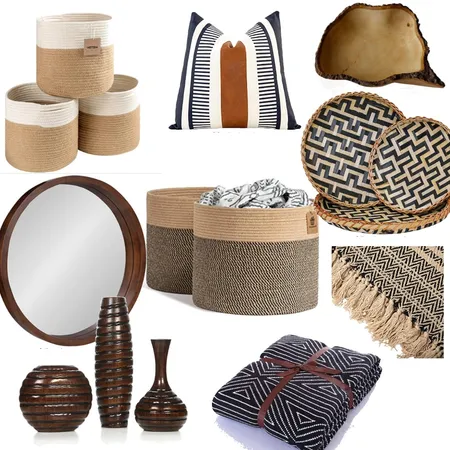 African Home Decor Interior Design Mood Board by Kavashi on Style Sourcebook