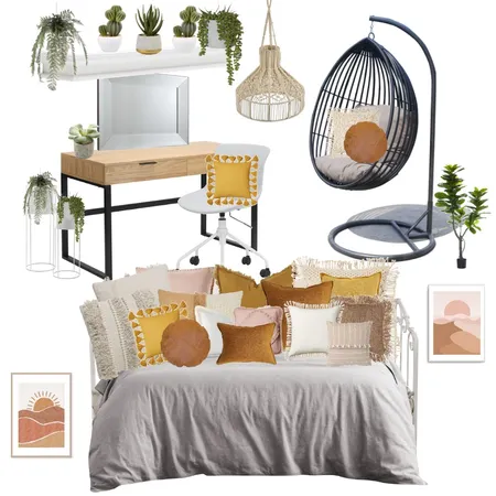 bohemian style Interior Design Mood Board by charlyandrew on Style Sourcebook