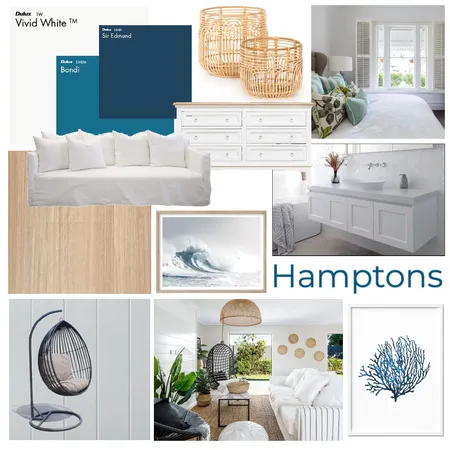 Module 3 Hamptons Interior Design Mood Board by Zoemonaro on Style Sourcebook