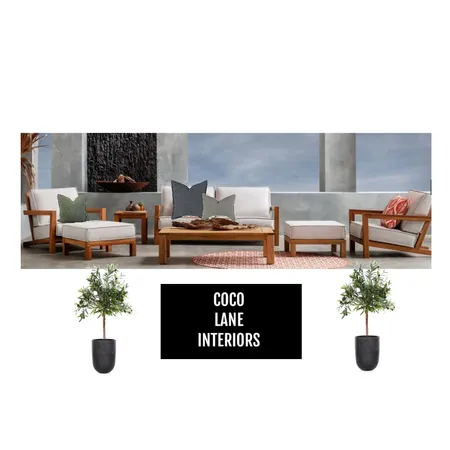 Riseley Street Display - Alfresco Interior Design Mood Board by CocoLane Interiors