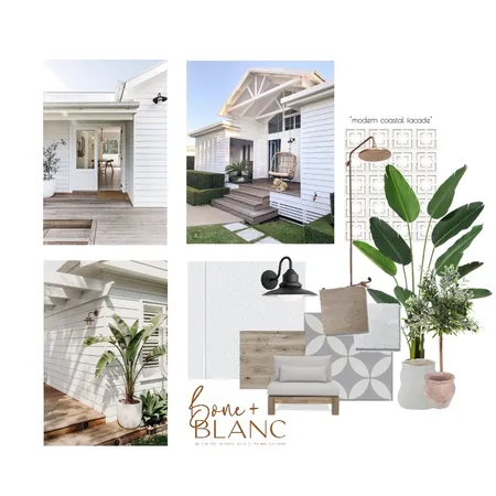Modern Coastal Interior Design Mood Board by bone + blanc interior design studio on Style Sourcebook