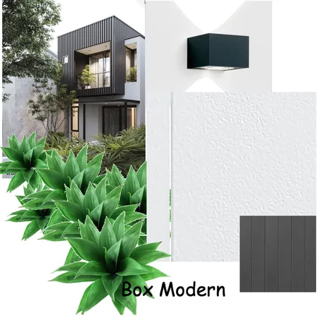 Box Modern James Hardie Fine Rendering Interior Design Mood Board by ODR Interiors on Style Sourcebook