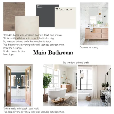 Main bathroom Interior Design Mood Board by Sharon Paschke on Style Sourcebook