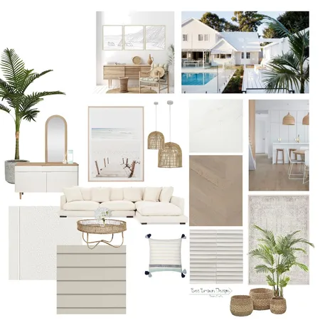 Modern Coastal Interior Design Mood Board by Bec Brown Design on Style Sourcebook