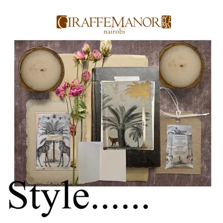 GIRAFFE MANOR Interior Design Mood Board by coolbags on Style Sourcebook