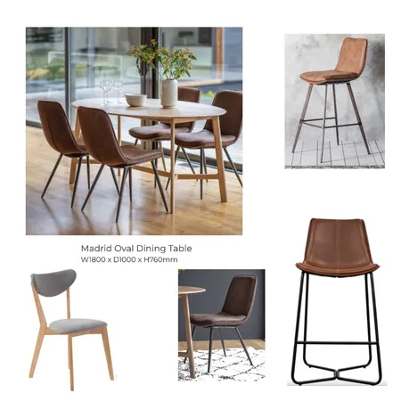 Dining Options for 41 Marlowe House Interior Design Mood Board by H | F Interiors on Style Sourcebook
