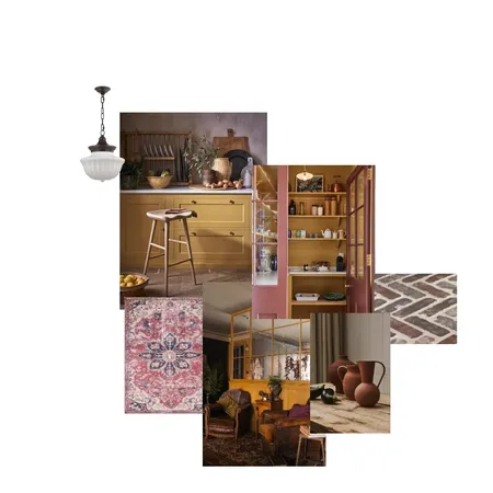 Module 6 Colour Scheme Triadic Interior Design Mood Board by alexnihmey on Style Sourcebook