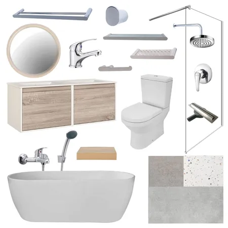 House Gasa - Kids Bathroom Interior Design Mood Board by Nuwach Interiors on Style Sourcebook