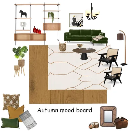 סלון בצבעים חמים Interior Design Mood Board by hila1973 on Style Sourcebook