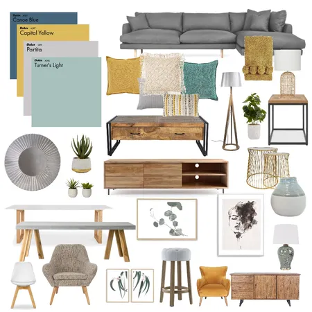 Living room Interior Design Mood Board by Candicevdw
