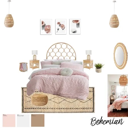 Bohemian Interior Design Mood Board by Dhillon Sam