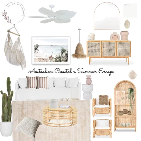 Australian coastal x summer escape Interior Design Mood Board by Arlen Interiors on Style Sourcebook