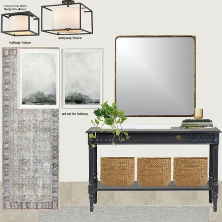 Erica Thomas Entryway Interior Design Mood Board by DecorandMoreDesigns on Style Sourcebook