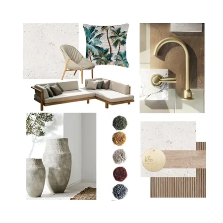 Neutrals with a splash of colour Interior Design Mood Board by Lyudzz_Design on Style Sourcebook