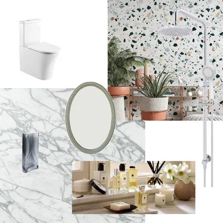 bathroom Interior Design Mood Board by Fiona Chen