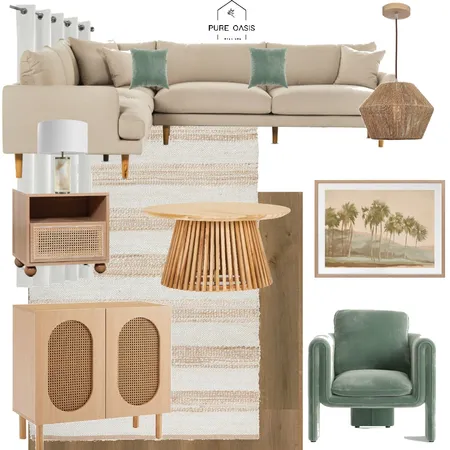 Boho Coastal Interior Design Mood Board by QuantheStylist on Style Sourcebook