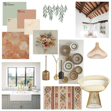 International Tuscan Farmhouse Interior Design Mood Board by Susanne Zintl on Style Sourcebook
